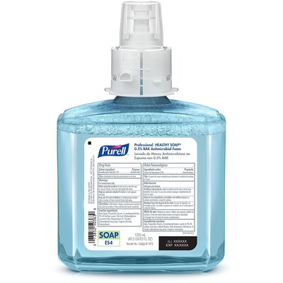 PURELL Foaming Hand Soap Refill for ES4 Dispenser, Fruity Floral Scent, 2/Carton (5079-02)