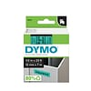 Dymo DYM45019 Black on Green D1 Label, 1/2 x 23