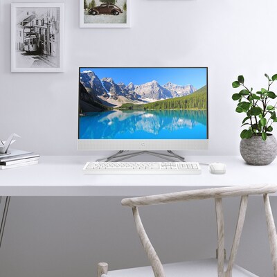 HP 24" All-in-One Desktop Computer, Intel Core i5-1135G7, 8GB Memory, 256GB SSD (1J7Q5AA#ABA)