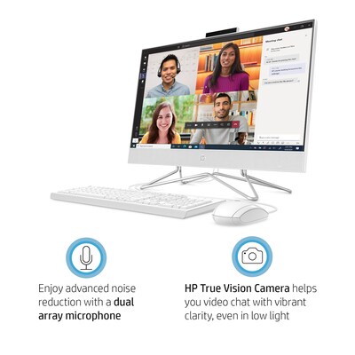HP 24" All-in-One Desktop Computer, Intel Core i5-1135G7, 16GB Memory, 512GB SSD (1J7Q6AA#ABA)