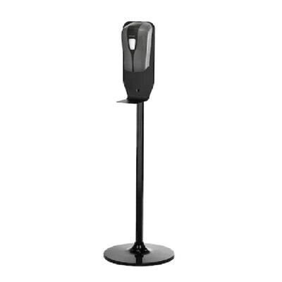 Alpine Industries Aspen Wall Mount Automatic Foam Soap Dispenser with Floor Stand, 33 oz., Gray