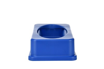 Alpine Industries Polypropylene Recycling Bin, 23 Gallon, Blue (477-R-BLU-PKG1)