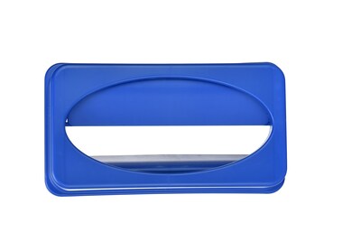 Alpine Industries Polypropylene Recycling Bin, 23 Gallon, Blue (477-R-BLU-PKG1)