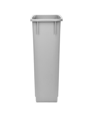 Alpine Industries Plastic Trash Can, 23 Gallon, Gray, 3/Pack (ALP477-GRY-3PK)