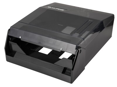 Alpine Industries Transparent Black Tri-fold/C-Fold Paper Towel Dispenser