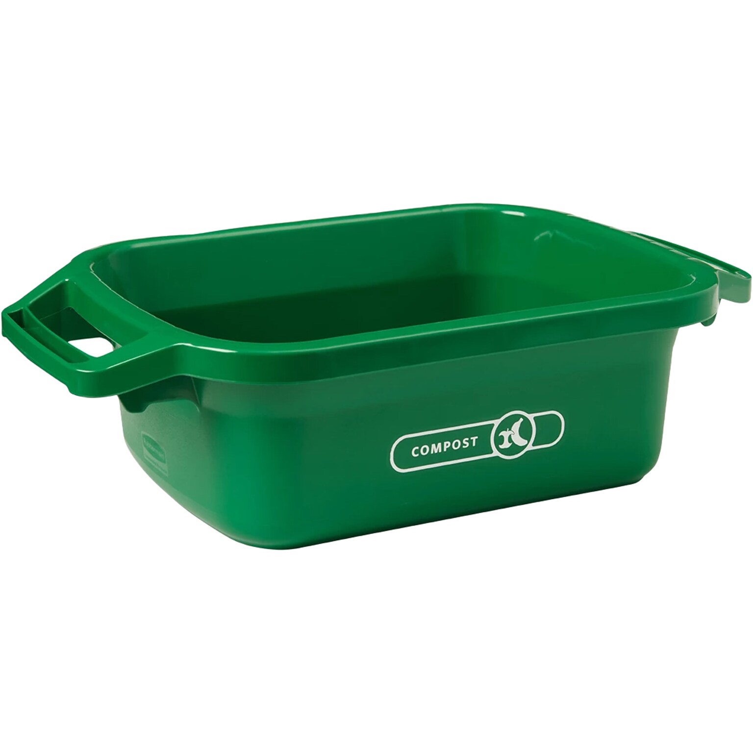 Rubbermaid 3-Gallon Kitchen Compost Bin, Green (2055571)