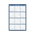 2023 House of Doolittle Classic 33 x 66 Yearly Wet-Erase Wall Calendar, Reversible, Blue/White (3962-22)