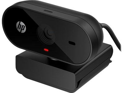 HP 320 FHD 1080p Webcam, 2 Megapixels, Black (53X26AA#ABL)