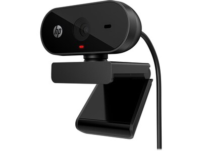 HP 320 FHD 1080p Webcam, 2 Megapixels, Black (53X26AA#ABL)