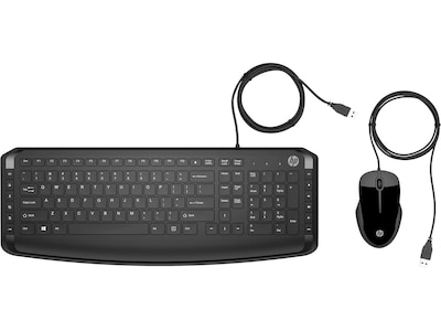 HP Pavilion 200 Keyboard and Optical Mouse Combo, Black (9DF28AA#ABL)