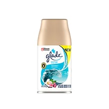 Glade Air Freshener Automatic Spray Refill, Aqua Waves Scent, 6.2 Oz., 4/Pack (325078)