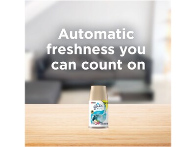 Glade Air Freshener Automatic Spray Refill, Aqua Waves Scent, 6.2 Oz., 4/Pack (325078)