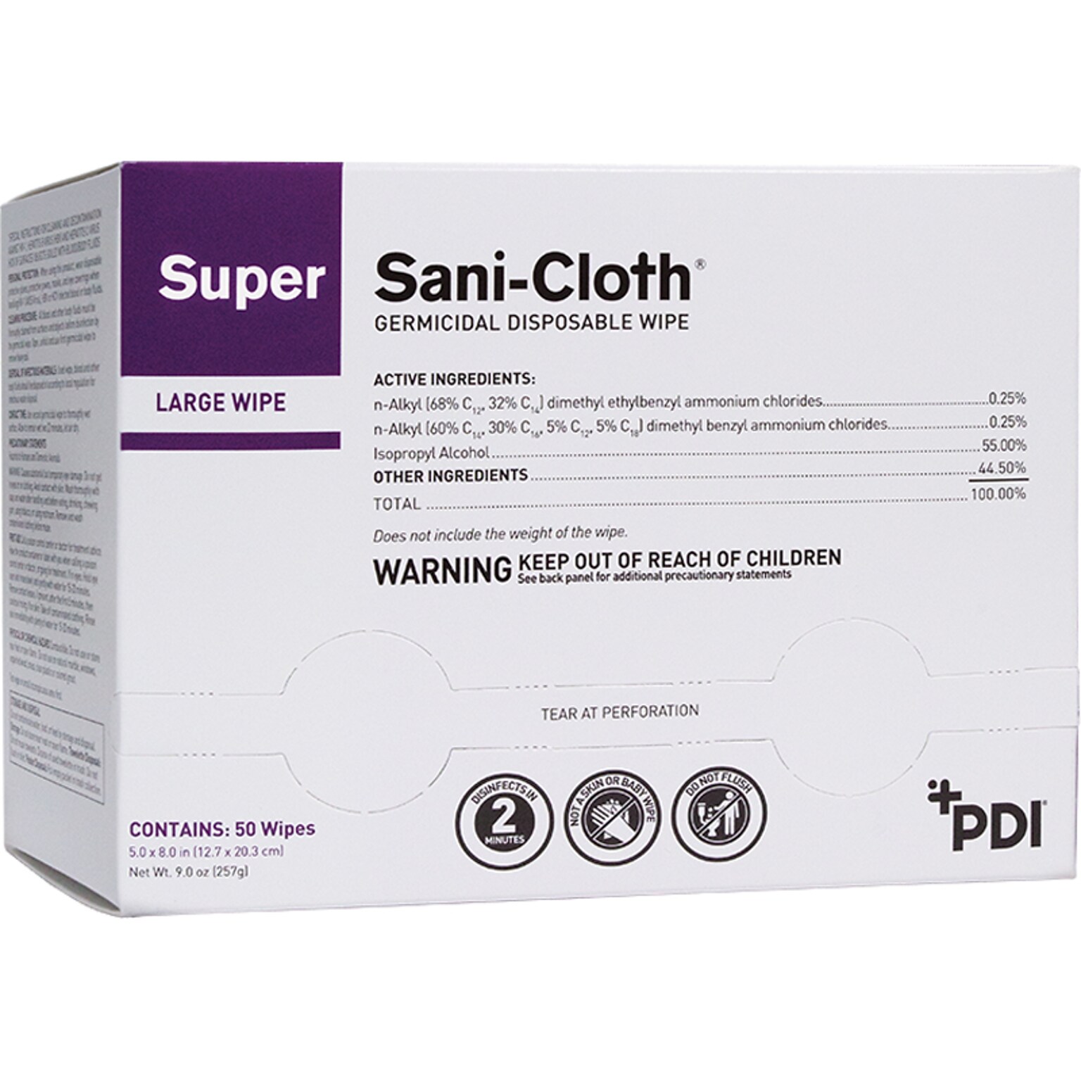 PDI Sani-Cloth Disinfecting Wipes, 50/Pack (H04082)