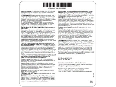 PDI Sani-24 Germicidal Disposable Disinfecting Wipes, 65/Canister, 6 Canisters/Carton (P23284CT)