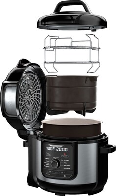 Ninja Foodi 6.5-qt 8-in-1 Pressure Cooker TenderCrisp Technology Gray