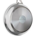 Ninja Foodi NeverStick Cookware Stainless-Steel 10.25 Frying Pan, Silver (C60026)