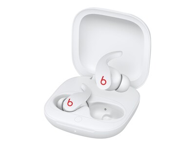 Beats Fit Wireless Active Noise Canceling Earbuds Headphones, Bluetooth, White (MK2G3LL/A)