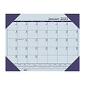 2023 House of Doolittle EcoTones 22 x 17 Monthly Desk Calendar, Blue (12440-23)