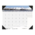 2023 House of Doolittle Earthscapes Mountains 22 x 17 Monthly Desk Pad Calendar (176-23)