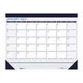 2023 House of Doolittle Contempo 22 x 17 Monthly Desk Calendar, White/Blue (151-23)