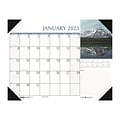 2023 House of Doolittle Earthscapes Scenic 22 x 17 Monthly Desk Pad Calendar (147-23)
