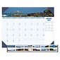 2023 House of Doolittle Earthscapes Coastlines 22" x 17" Monthly Desk Pad Calendar (178-23)