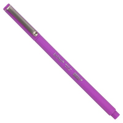 Marvy Uchida Le Pen Felt Pen, Fine Tip, Neon Violet Purple Ink, 2/Pack (76530912A)