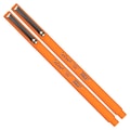 Marvy Uchida Le Pen Felt Pen, Ultra Fine Point, Orange Ink, 2/Pack (7655879A)