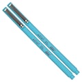 Marvy Uchida Le Pen Felt Pen, Fine Tip, Neon Blue Ink, 2/Pack (76530908A)