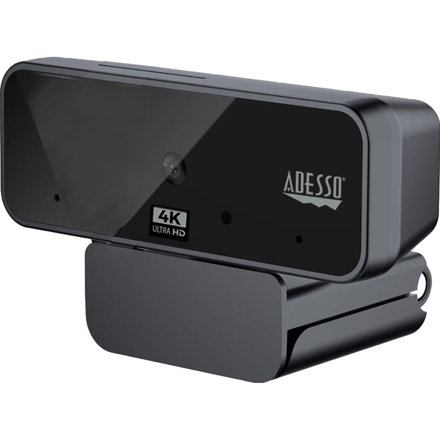 Adesso CyberTrack HD 3840x2160 Webcam, 8 Megapixels, Black (CYBERTRACKH6)