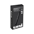 uniball 207 Plus+ Retractable Gel Pens, Medium Point, 0.7mm, Black Ink, 12/Pack (70462)