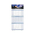 2022-2024 House of Doolittle Earthscapes Scenic 8 x 17 Three-Month Wall Calendar (3636-23)