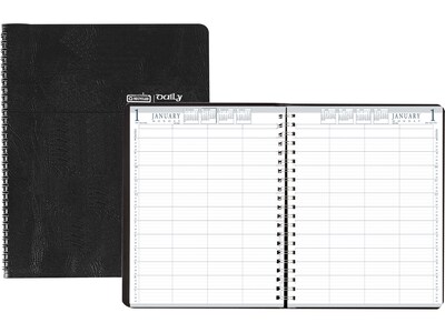 2023 House of Doolittle 8.5 x 11 Daily Planner, Black (281-02-23)