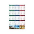 2023 House of Doolittle Earthscapes Scenic 24 x 37 Yearly Dry Erase Wall Calendar, Reversible (393-23)