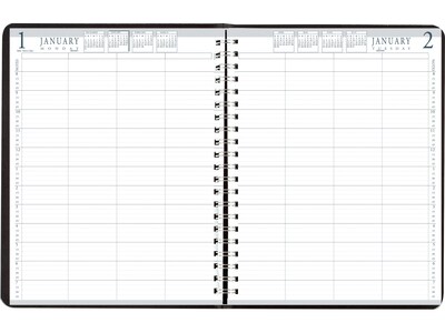 2023 House of Doolittle Executive Series 8.5 x 11 Daily Planner, Black (28292-23)