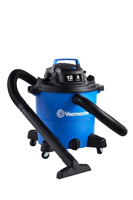 Vacmaster 12-GALLON Corded Canister Vacuum Cleaner Bagged, Blue (VOC1210PF)