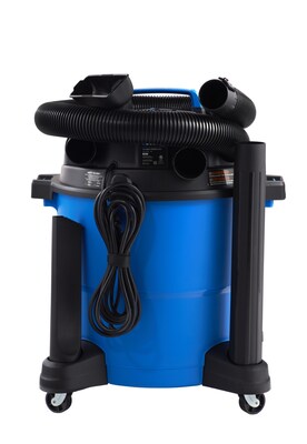 Vacmaster 12-GALLON Corded Canister Vacuum Cleaner Bagged, Blue (VOC1210PF)