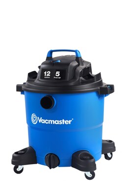 Vacmaster 12-GALLON Corded Canister Vacuum Cleaner Bagged, Blue (VOC1210PF)