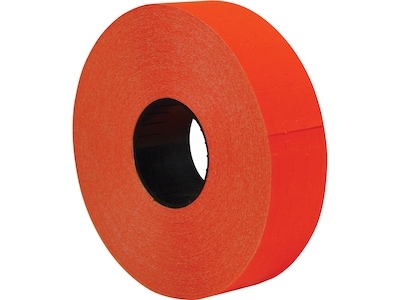 Garvey 1-Line Label Roll, Red, 2500 Labels/Roll (098613)