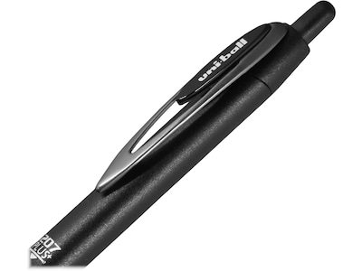 uni-ball 207 Plus+ Retractable Gel Pen, Medium Point, Black Ink, 4/Pack (70460)