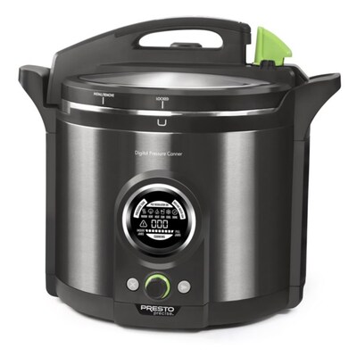 Presto 1485 Watt Digital Pressure Canner Heater, Black Stainless (02144)