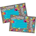 Barker Creek Kai Ola Happy Birthday Awards & Bookmarks, 60/Set (4156)