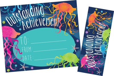 Barker Creek Kai Ola Outstanding Achievement Awards & Bookmarks Set, 8.5 x 5.5”, Multicolored, 60/S