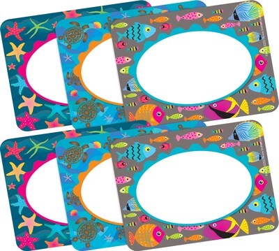 Barker Creek Self-adhesive Kai Ola School Name Tags, 2.75 x 3.5, 90/Set (4312)