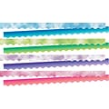 Barker Creek Tie-Dye and Ombré Double-Sided Border Set, 4 Designs, 52/Set (4327)
