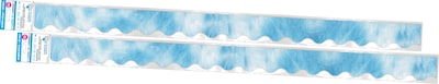 Barker Creek Blue Tie-Dye and Ombré Double-Sided Border, 26/Set (4329)