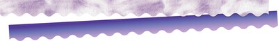 Barker Creek Double-Sided Scalloped Border, 36 x 2.25, Purple Tie-Dye and Ombré, 26/Pack (4331)
