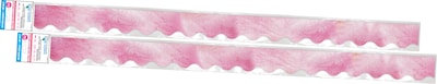 Barker Creek Pink Tie-Dye and Ombré Double-Sided Border, 26/Set (4332)