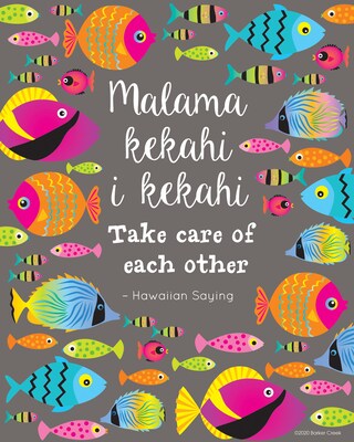 Barker Creek Take Care or Each Other Art Prints, Kai Ola Collection, 8/Set (4183)