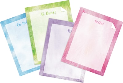 Barker Creek Tie-Dye and Ombré Computer Paper Set, 4 Designs, 200 Sheets/Set (4328)